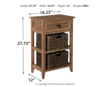 Load image into Gallery viewer, Oslember - Light Brown - Accent Table