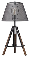 Load image into Gallery viewer, Leolyn - Black/Brown - Metal Table Lamp (1/CN)