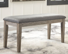 Load image into Gallery viewer, Aldwin - Gray - Upholstered Bench
