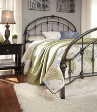 Load image into Gallery viewer, Nashburg - Bronze Finish - Queen Metal HDBD/FTBD/Rails