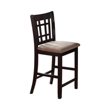 Load image into Gallery viewer, Lavon Collection - Brown - Lavon Lattice Back Counter Stools Tan And Espresso (Set of 2)