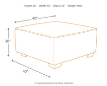 Load image into Gallery viewer, Jinllingsly - Chocolate - Oversized Accent Ottoman