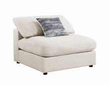 Load image into Gallery viewer, Beige - Serene Upholstered Armless Chair Beige