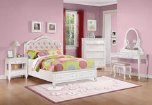 Load image into Gallery viewer, Caroline Collection - Pink - Caroline Twin Upholstered Storage Bed Pink And White