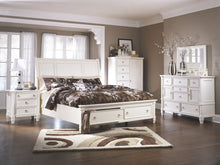 Load image into Gallery viewer, Prentice - White - 6 Pc. - Dresser, Mirror, Chest, King Sleigh Bed with 2 Storage Drawers