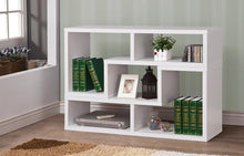 Load image into Gallery viewer, Home Office : Bookcases - Convertible Tv Console And Bookcase White