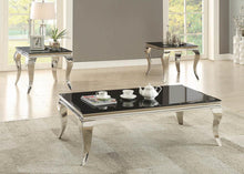 Load image into Gallery viewer, Abildgaard Collection - Rectangular Coffee Table Chrome And Black