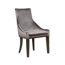 Load image into Gallery viewer, Phelps Collection - Grey Wet Velvet - Phelps Upholstered Demi Wing Chairs Grey (Set of 2)