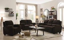 Load image into Gallery viewer, Chocolate - Northend Upholstered Loveseat Chocolate