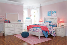 Load image into Gallery viewer, Dreamur - Champagne - 4 Pc. - Dresser, Mirror, Twin Panel Bed