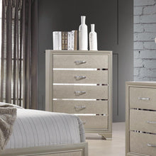 Load image into Gallery viewer, Beaumont 5-drawer Rectangular Chest Champagne