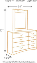 Load image into Gallery viewer, Zanbury - Merlot - 4 Pc. - Dresser, Mirror, Queen Panel Bed