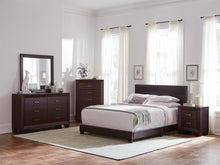 Load image into Gallery viewer, Dorian 5-piece Queen Bedroom Set Brown And Dark Cocoa