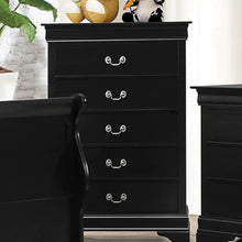 Load image into Gallery viewer, Louis Philippe Collection - Louis Philippe Black Five-drawer Chest
