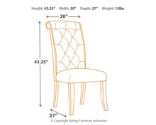 Load image into Gallery viewer, Tripton - Linen - Dining UPH Side Chair (2/CN)