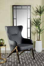 Load image into Gallery viewer, Slate - Upholstered Accent Chair Slate And Bronze