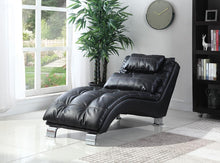 Load image into Gallery viewer, Accents : Chaises - Black - Dilleston Upholstered Chaise Black
