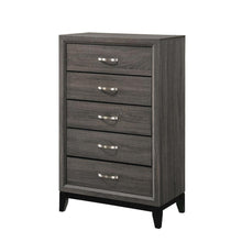 Load image into Gallery viewer, Watson 5-drawer Chest Grey Oak And Black