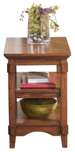 Load image into Gallery viewer, Cross Island - Medium Brown - Chair Side End Table