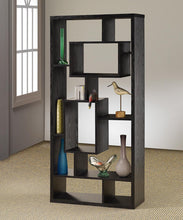 Load image into Gallery viewer, Home Office : Bookcases - 10-shelf Bookcase Black Oak