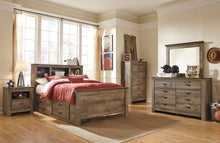 Load image into Gallery viewer, Trinell - Brown - 5 Pc. - Dresser, Mirror, Full Panel Bed