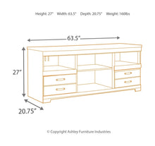 Load image into Gallery viewer, Trinell - Brown - 3 Pc. - Entertainment Center - 63" TV Stand