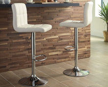 Load image into Gallery viewer, Bellatier - Bone - Tall UPH Swivel Barstool(2/CN)