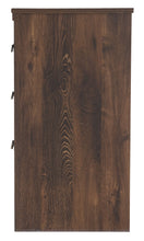 Load image into Gallery viewer, Quinden - Dark Brown - Two Drawer Night Stand