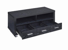 Load image into Gallery viewer, Living Room : Tv Consoles - 48" 3-drawer Tv Console Black Oak
