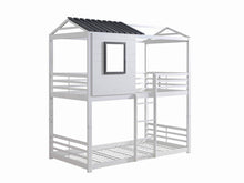 Load image into Gallery viewer, Belton Bunk Bed - Belton House-themed Twin Over Twin Bunk Bed White