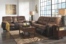 Load image into Gallery viewer, Follett - Coffee - DBL Rec Loveseat w/Console