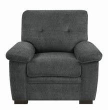 Load image into Gallery viewer, Charcoal - Fairbairn Upholstered Chair Charcoal