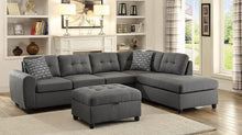 Load image into Gallery viewer, Stonenesse Sectional - Grey - Stonenesse Tufted Sectional Grey