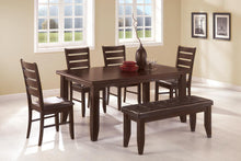 Load image into Gallery viewer, Dalila Collection - Black - Dalila Tufted Upholstered Dining Bench Cappuccino And Black