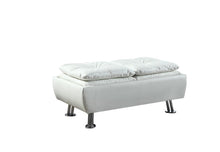 Load image into Gallery viewer, Dilleston Collection - White - Dilleston Storage Ottoman With Removable Trays White