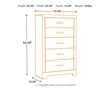Load image into Gallery viewer, Harlinton - Warm Gray/Charcoal - Five Drawer Chest