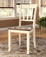 Load image into Gallery viewer, Whitesburg - Brown/Cottage White - 5 Pc. - Rectangular Dining Room Table, 4 Side Chairs