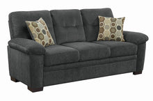 Load image into Gallery viewer, Charcoal - Fairbairn Upholstered Sofa Charcoal