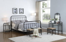 Load image into Gallery viewer, Livingston Collection - Livingston Eastern King Panel Metal Bed Dark Bronze