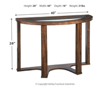 Load image into Gallery viewer, Hannery - Brown - Sofa Table