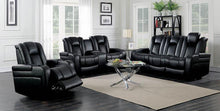Load image into Gallery viewer, Delangelo Motion Collection - Black - Delangelo Black Power Motion Three-piece Living Room Set