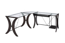 Load image into Gallery viewer, Monterey Collection - Monterey 3-piece L-shaped Computer Desk Set Cappuccino