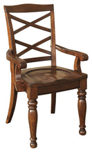 Load image into Gallery viewer, Porter - Rustic Brown - Dining Room Arm Chair (2/CN)