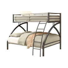 Load image into Gallery viewer, Stephan Bunk Bed - Stephan Twin Over Full Bunk Bed Gunmetal