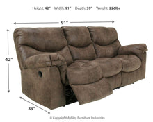 Load image into Gallery viewer, Alzena - Gunsmoke - Reclining Sofa