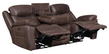Load image into Gallery viewer, Hemer Motion Collection - Chocolate - Hemer Upholstered Power^2 Sofa Chocolate
