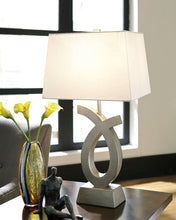 Load image into Gallery viewer, Amayeta - Silver Finish - Poly Table Lamp (2/CN)