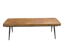 Load image into Gallery viewer, Camel - Misty Cushion Side Bench Camel And Black