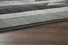 Load image into Gallery viewer, Chayse - Black/Gray - Large Rug