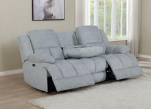 Load image into Gallery viewer, Grey - Waterbury Upholstered Power Sofa Grey